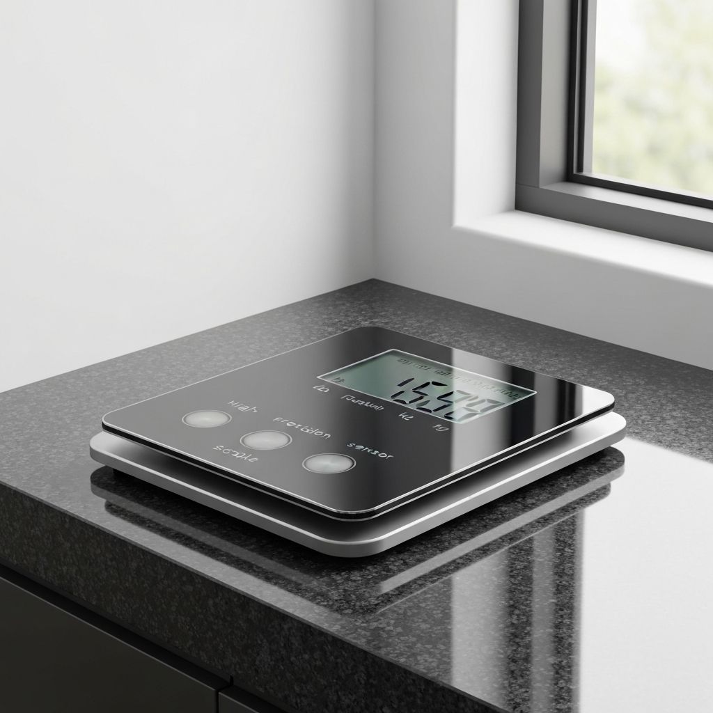 Etekcity Digital Bathroom Scale - Bathroom organizer storage solution - Check price on Amazon