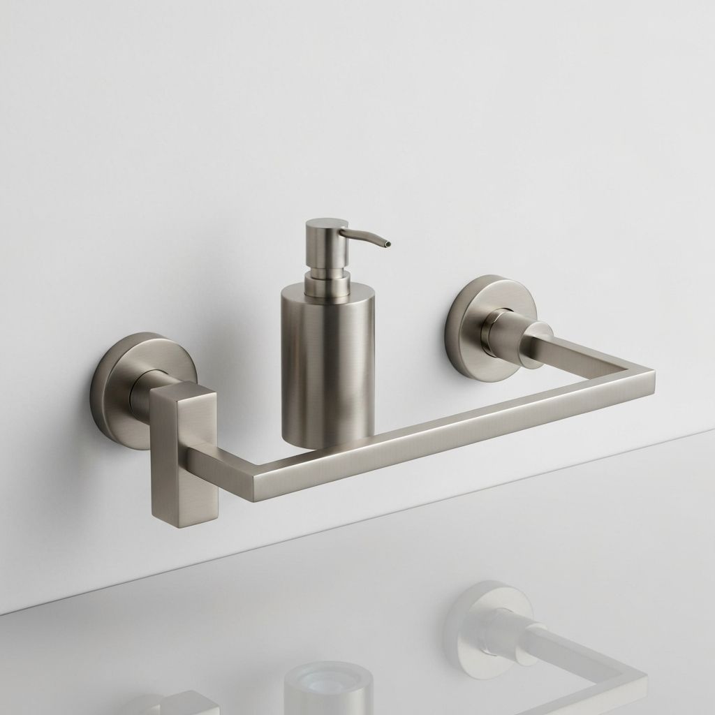 KLJKPA Bathroom Hardware Set - Wall Mounted - Bathroom organizer storage solution - Check price on Amazon